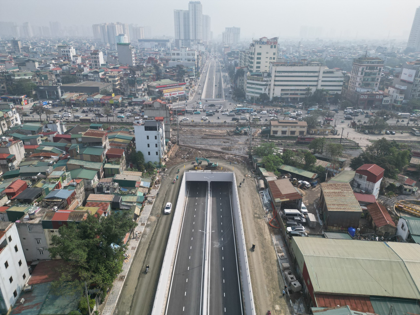 Hầm chui 780 tỷ đồng ở Hà Nội chạy nước rút về đích - Ảnh 2