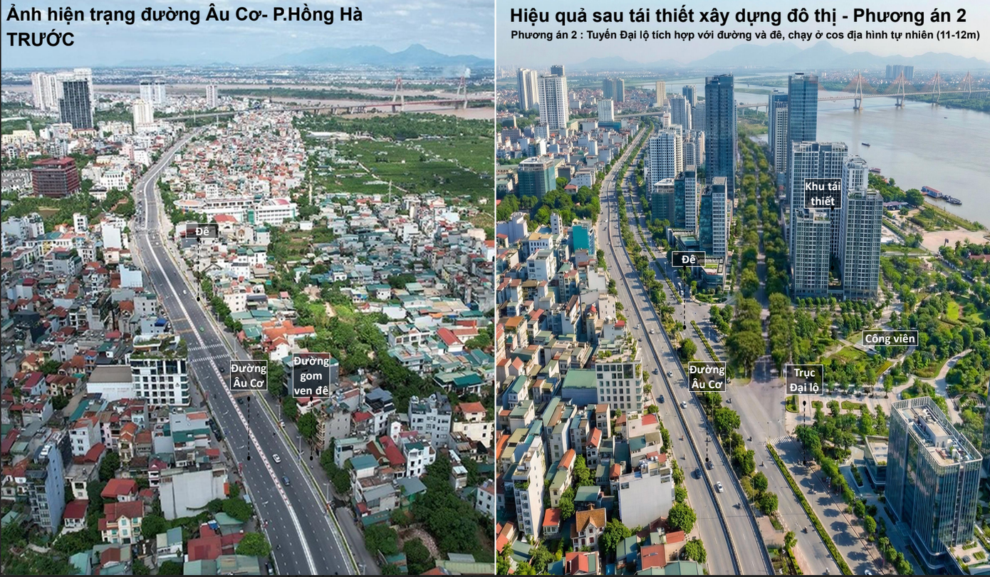 Lùi hạn hoàn thành quy hoạch phân khu đại lộ cảnh quan sông Hồng - Ảnh 1