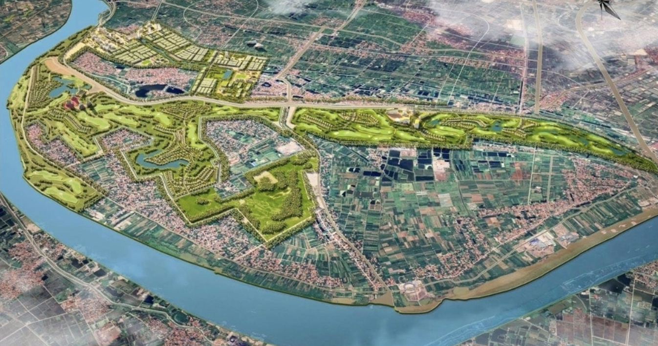 Cận cảnh khu vực xây dựng sân golf hơn 1,5 tỷ đô tại Hưng Yên - Ảnh 4