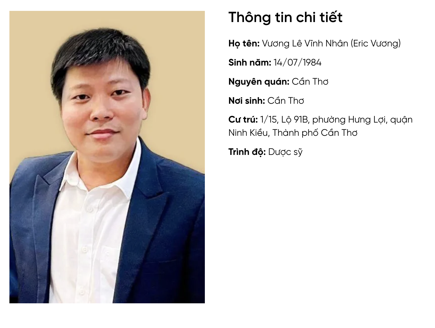 Điều ít ai ngờ về ông Vương Lê Vĩnh Nhân - nhà sáng lập sàn tiền số ONUS vừa bị bắt - Ảnh 1