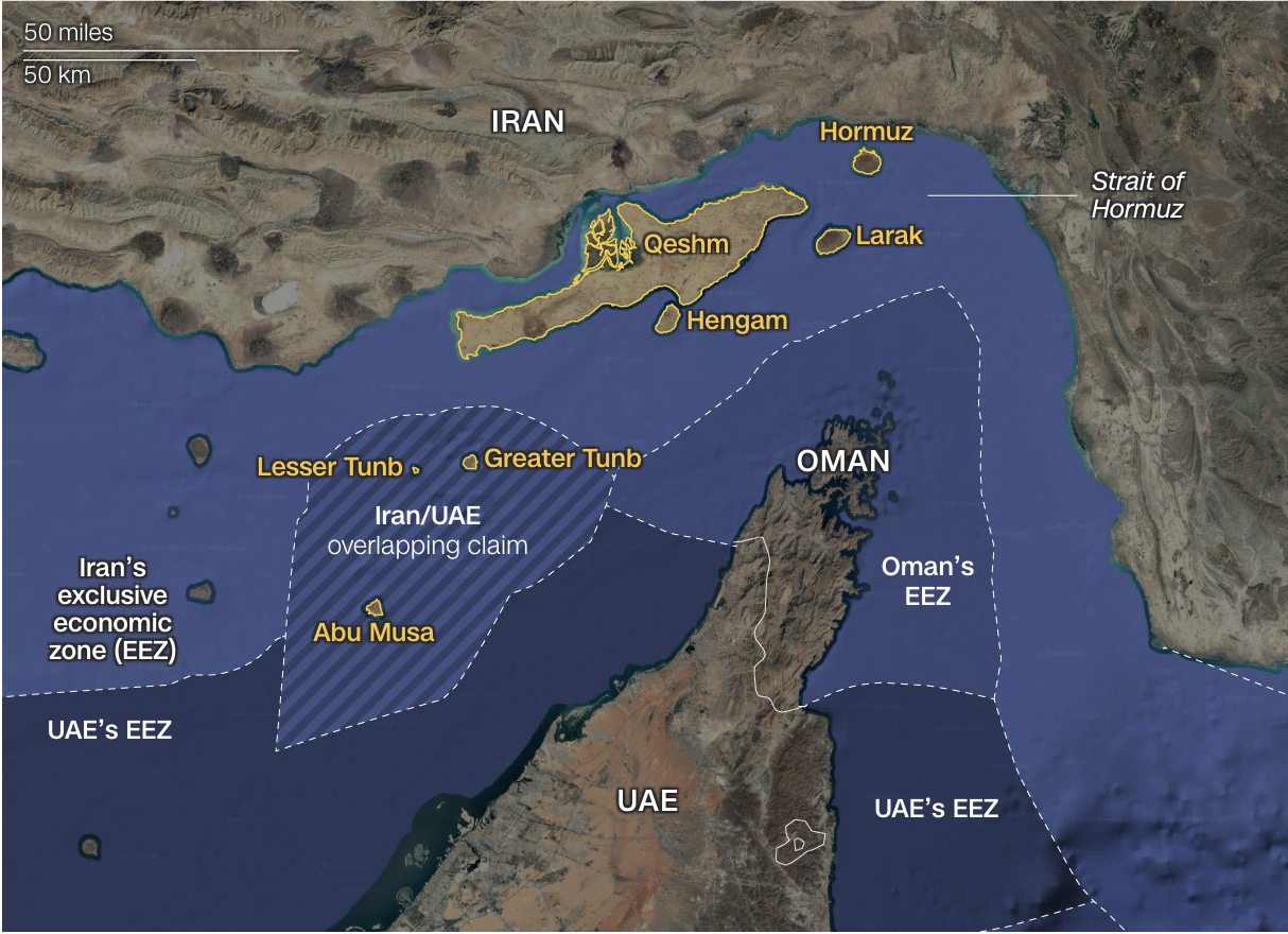 Bảy hòn đảo nắm giữ 'chìa khoá' eo biển Hormuz - Ảnh 1