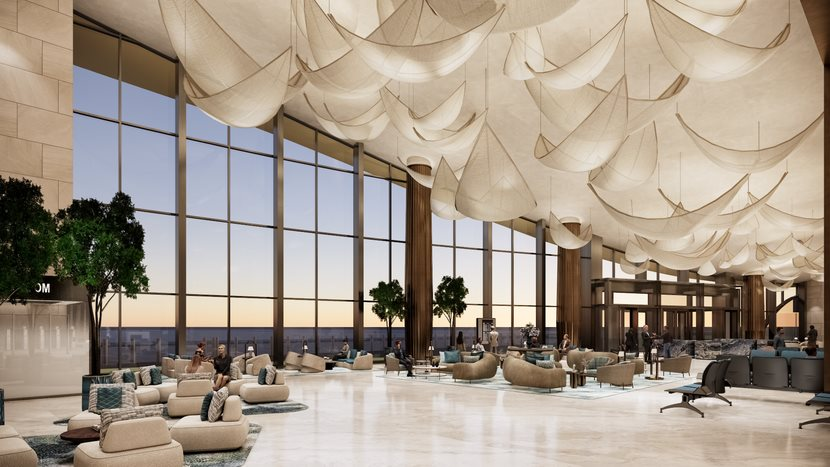 Chiêm ngưỡng nhà ga VIP quy mô 8.500 m² do Sun Group đầu tư lấy cảm hứng từ loài cá đại bàng biển - Ảnh 1