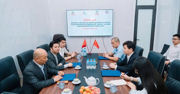 Liên danh Trung Nam Group-Indel Corp ký kết hợp đồng tư vấn với Tedi South cho dự án cao tốc Phan Thiết - Bảo Lộc - Gia Nghĩa