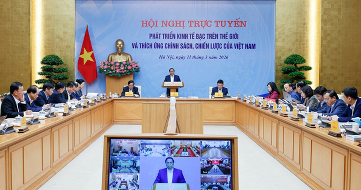 Thủ tướng chủ trì Hội nghị về phát triển 'kinh tế bạc'