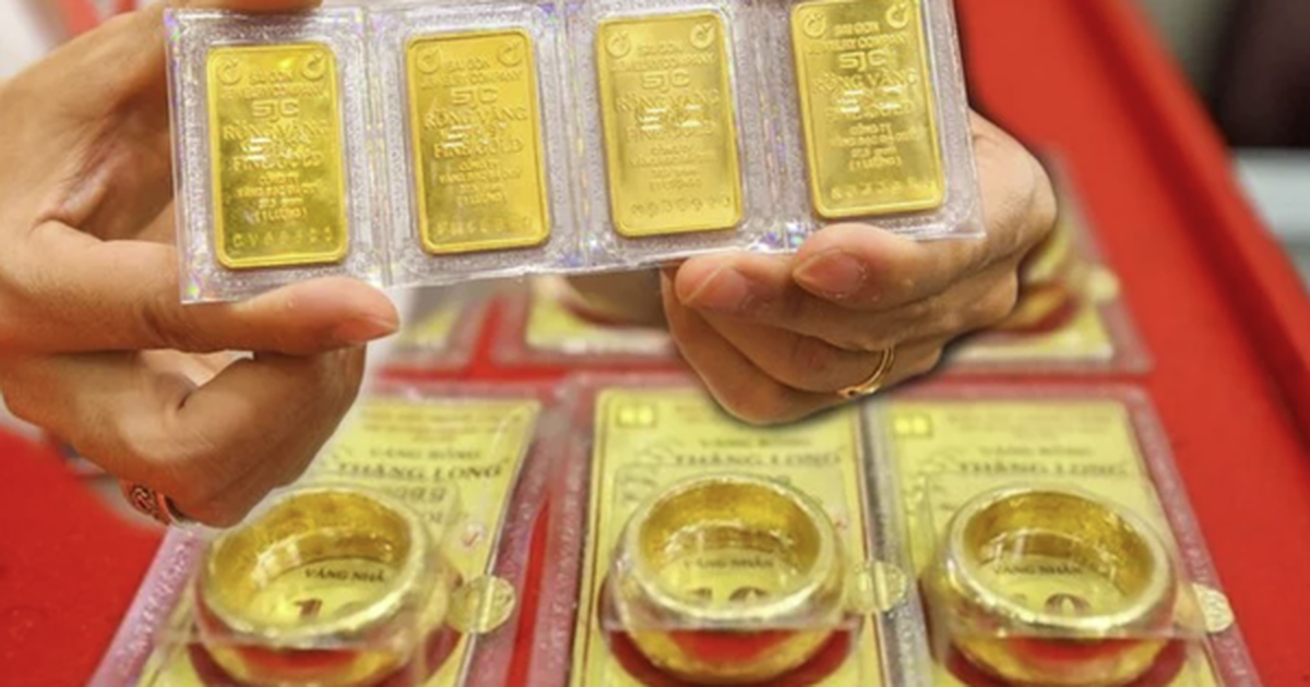 Chiều tối 12/3: Giá vàng miếng, vàng nhẫn trơn giảm về còn 186,3 triệu đồng/lượng