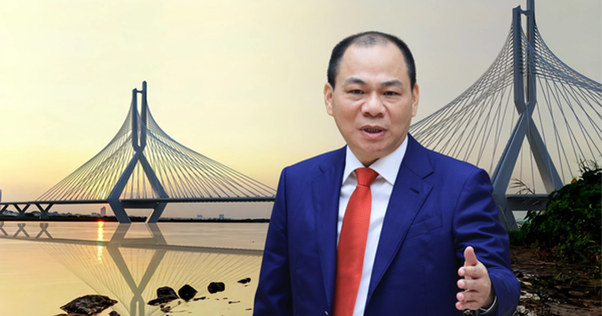 Siêu cầu có trụ tháp cao 185 m do liên danh Vingroup triển khai, tổng mức đầu tư gần 20.000 tỷ đồng có chuyển động mới