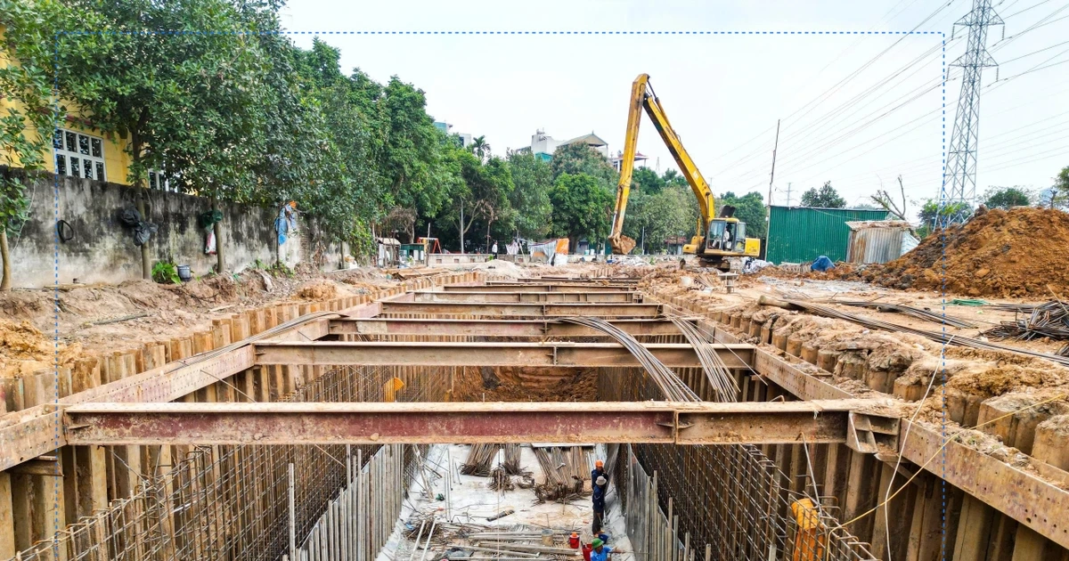 Toàn cảnh đại công trường 920 tỷ giải cứu ngập úng phía Tây Bắc Thủ đô