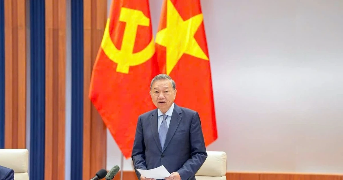 Tổng Bí thư Tô Lâm: Hải Phòng phải trở thành đô thị biển xanh, đáng sống