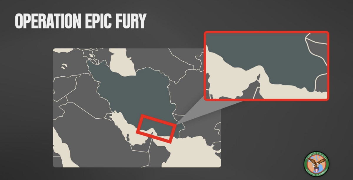 Mỹ tuyên bố dội bom xuyên phá căn cứ tên lửa Iran gần eo biển Hormuz