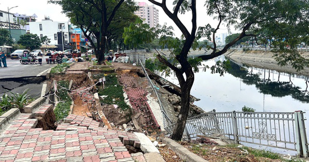 TPHCM: Cần 100 tỉ đồng khẩn cấp xử lý đường lún sụp ven kênh Tàu Hủ