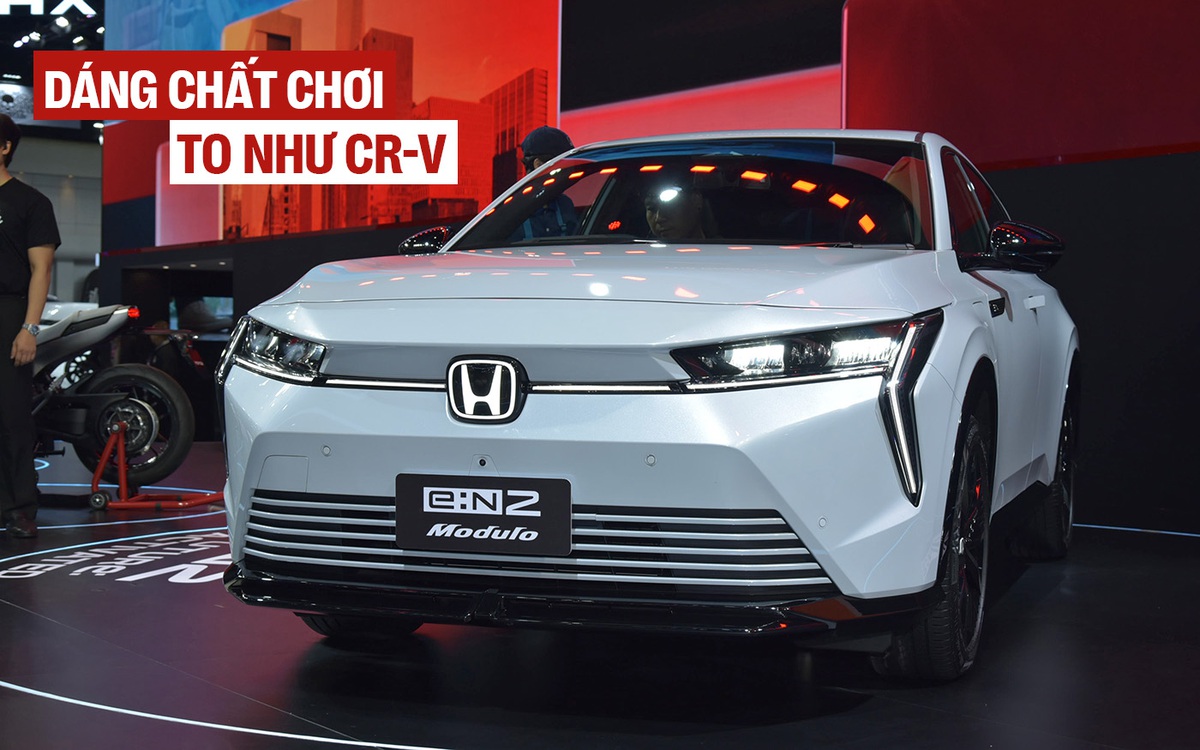 Ảnh thực tế Honda e:N2 giá quy đổi từ hơn 1,1 tỷ đồng: Ngang cỡ CR-V, dáng chất chơi kiểu Peugeot 408, chạy 530km/sạc