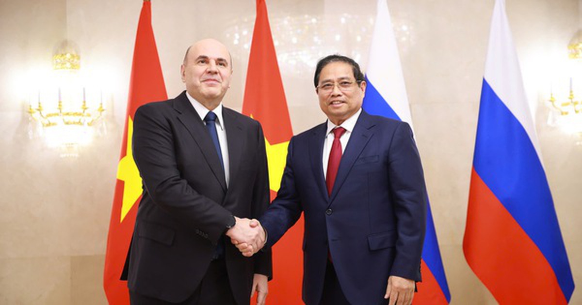 Thủ tướng Phạm Minh Chính hội đàm với Thủ tướng Liên bang Nga, chứng kiến ký các văn kiện hợp tác