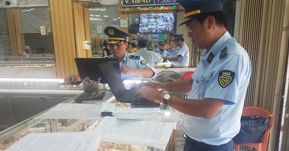 9 doanh nghiệp kinh doanh vàng bị xử phạt gần 580 triệu đồng