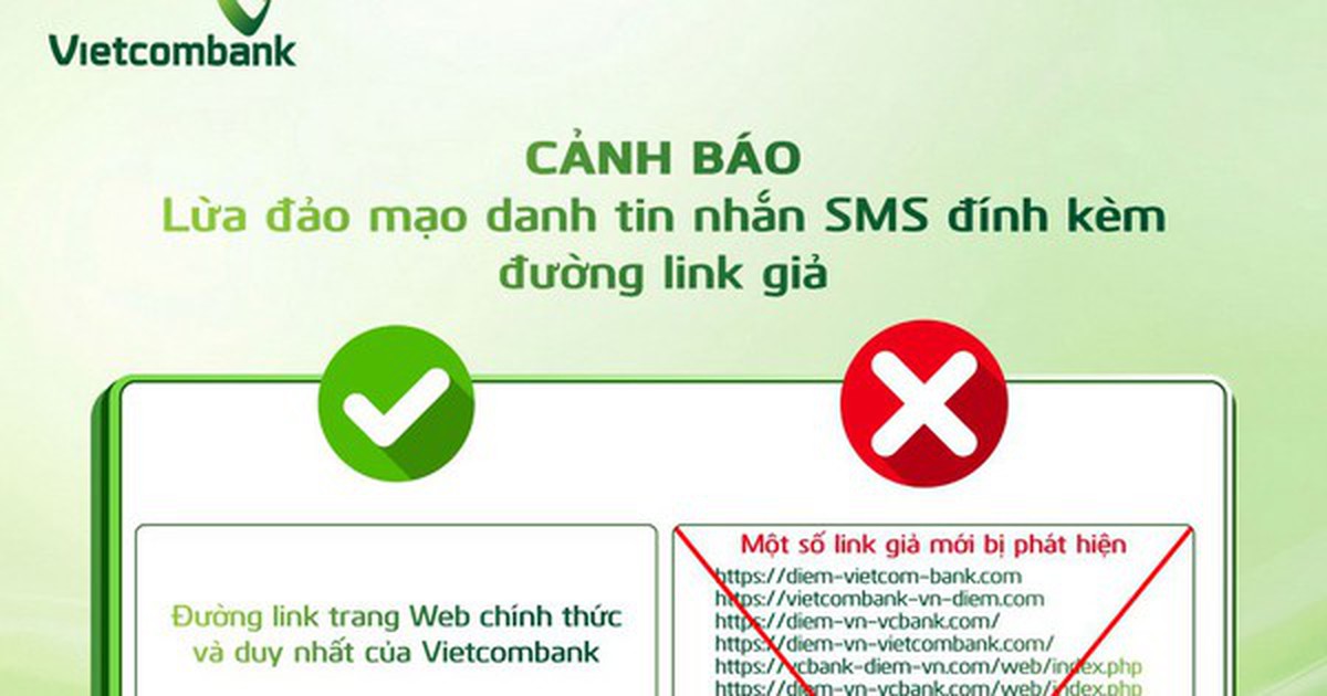Vietcombank phát cảnh báo tới toàn bộ khách hàng