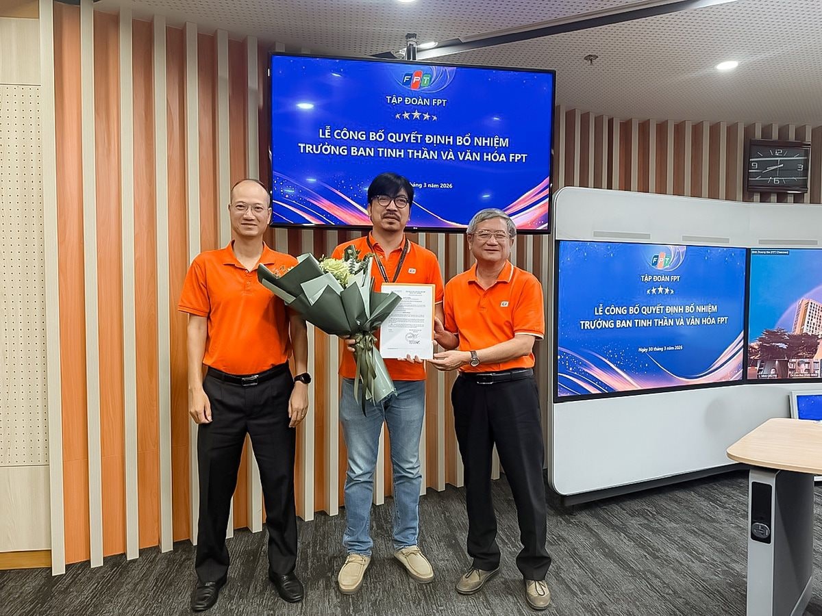 "Giáo sư Xoay" Đinh Tiến Dũng được bổ nhiệm vị trí Trưởng ban Tinh thần và Văn hóa FPT