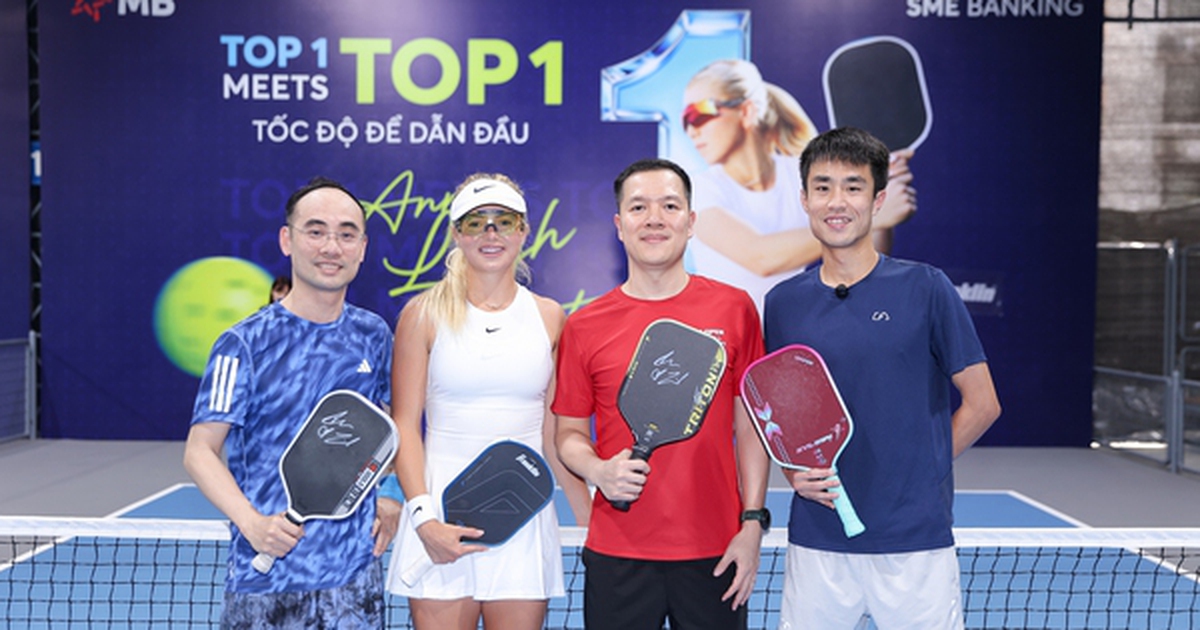 VĐV pickleball số 1 thế giới có mặt tại Việt Nam, ngân hàng Big5 là điểm đến đầu tiên