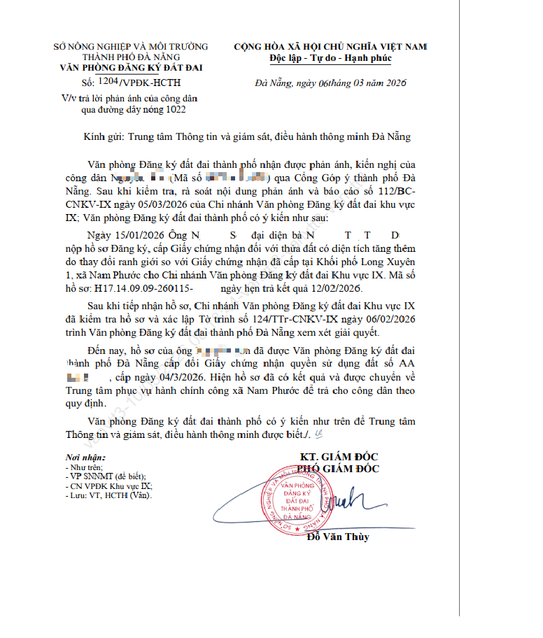 Đà Nẵng: Người dân bức xúc vì hồ sơ trễ hẹn, còn yêu cầu phải "liên hệ chừng chừng" - Ảnh 1