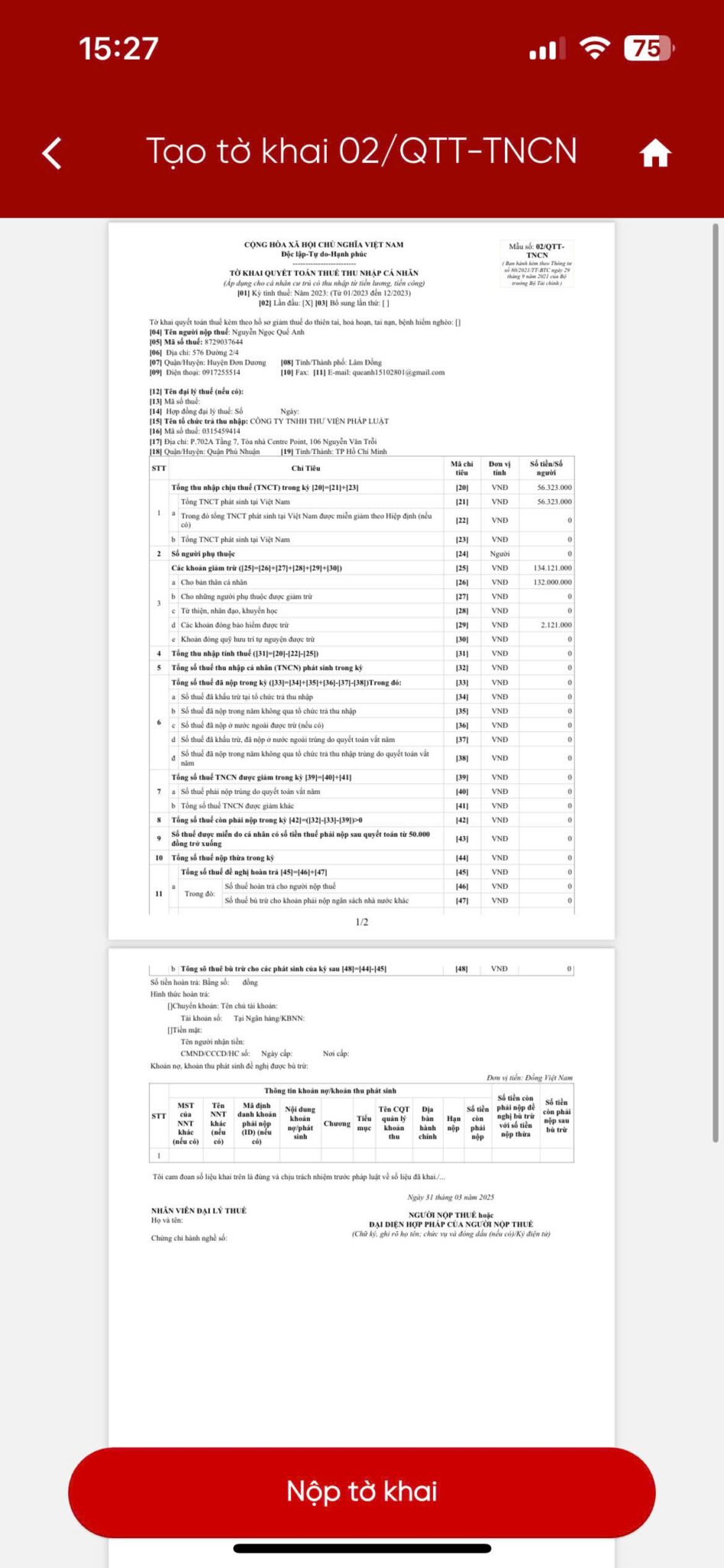 Cách quyết toán thuế trên eTaxMobile chuẩn nhất 2026 - Ảnh 6