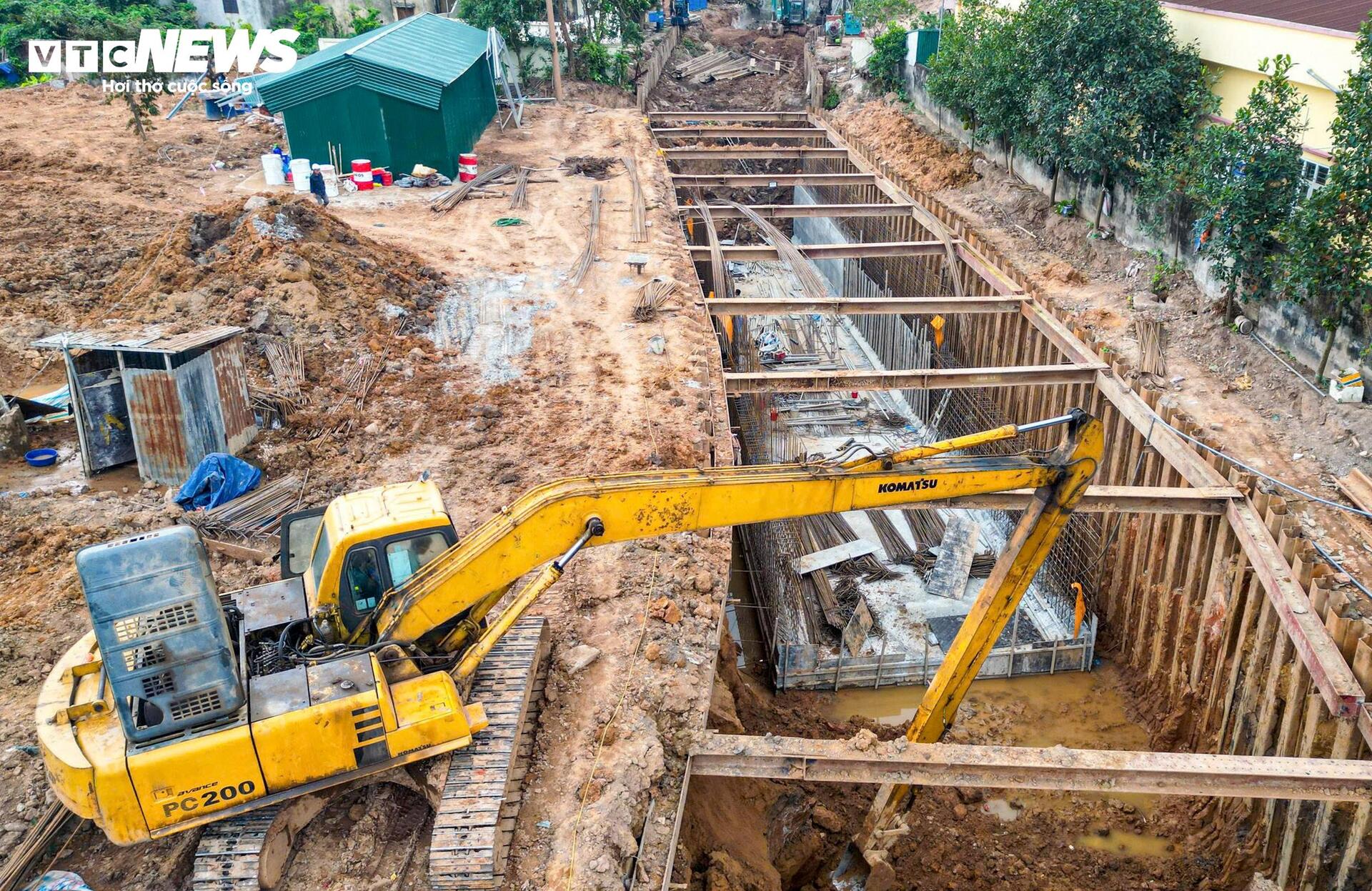 Cận cảnh dự án hơn 920 tỷ đồng chống ngập cho loạt khu đô thị phía Bắc Hà Nội - Ảnh 9