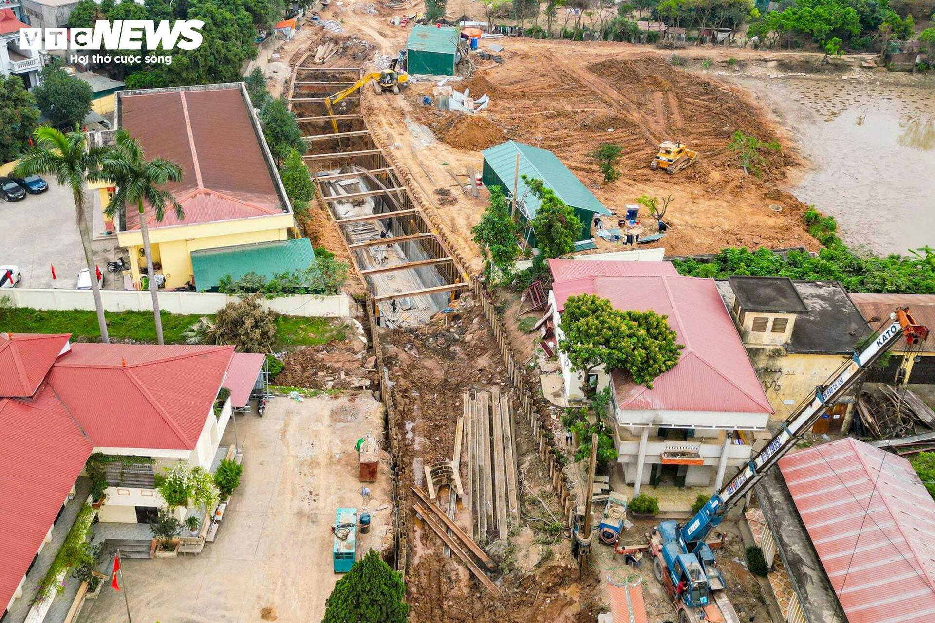 Cận cảnh dự án hơn 920 tỷ đồng chống ngập cho loạt khu đô thị phía Bắc Hà Nội - Ảnh 10