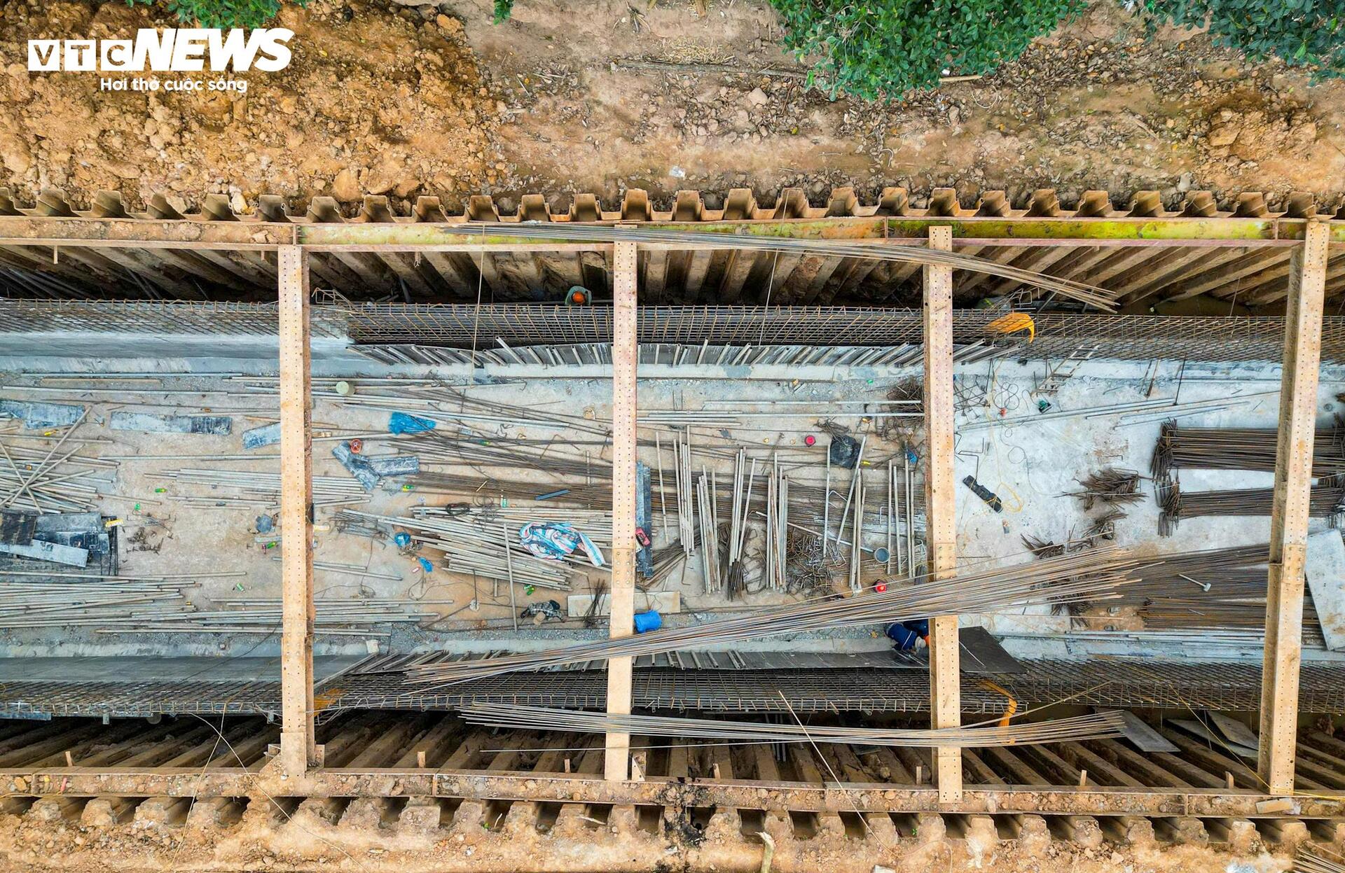 Cận cảnh dự án hơn 920 tỷ đồng chống ngập cho loạt khu đô thị phía Bắc Hà Nội - Ảnh 13