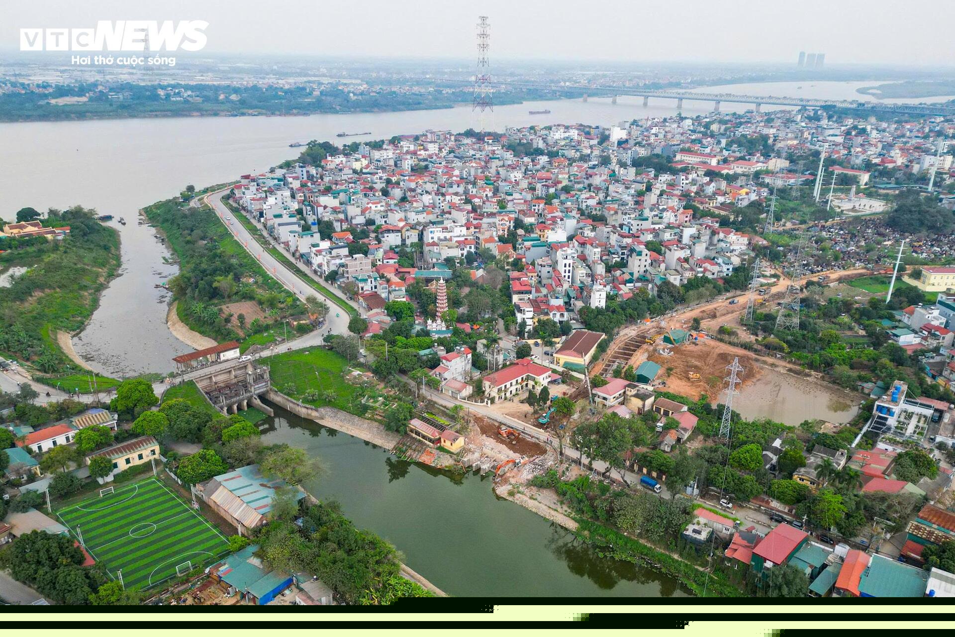 Cận cảnh dự án hơn 920 tỷ đồng chống ngập cho loạt khu đô thị phía Bắc Hà Nội - Ảnh 14