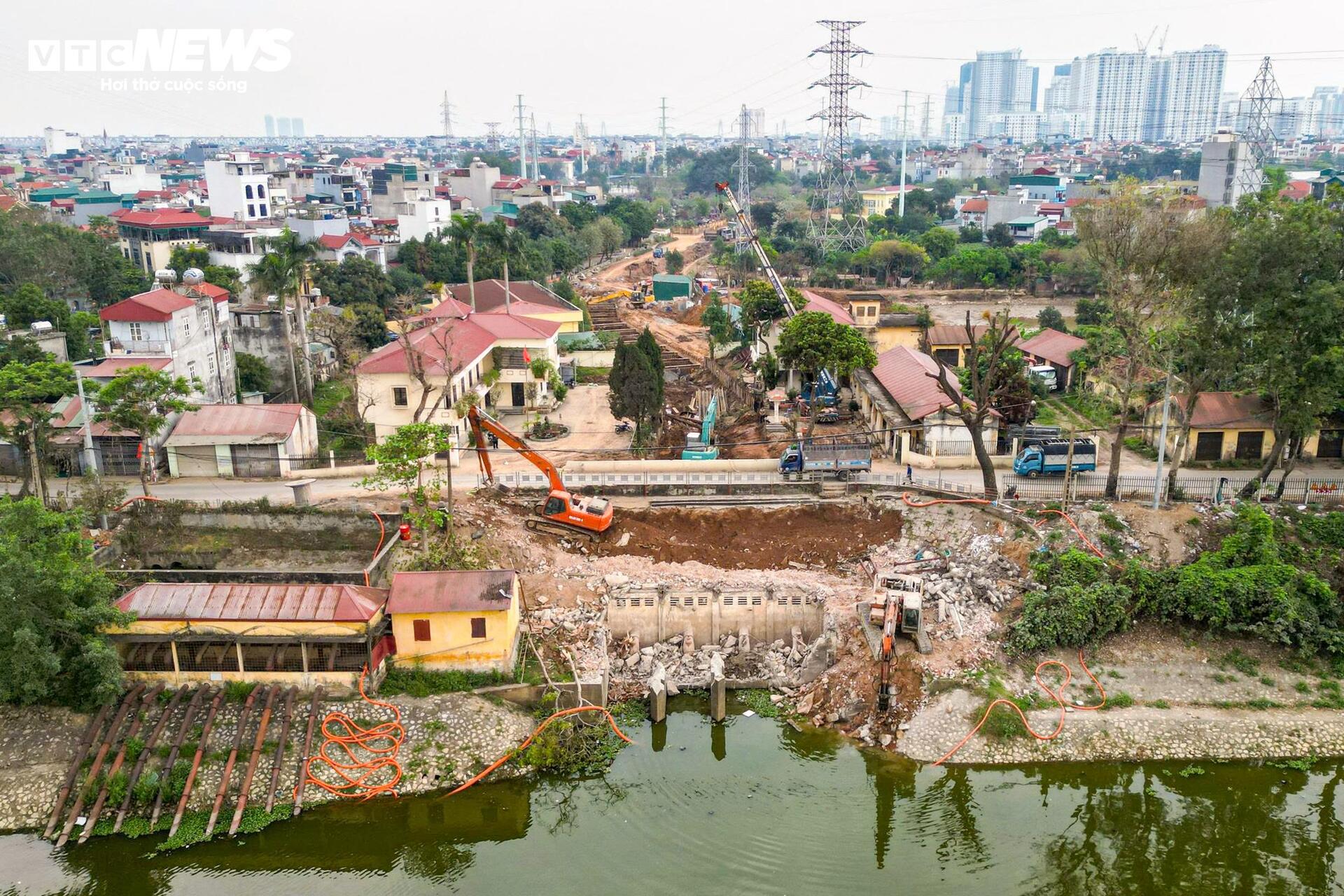 Loạt dự án chống ngập 5.600 tỷ đồng ở Hà Nội thi công rầm rộ trước mùa mưa 2026 - Ảnh 6