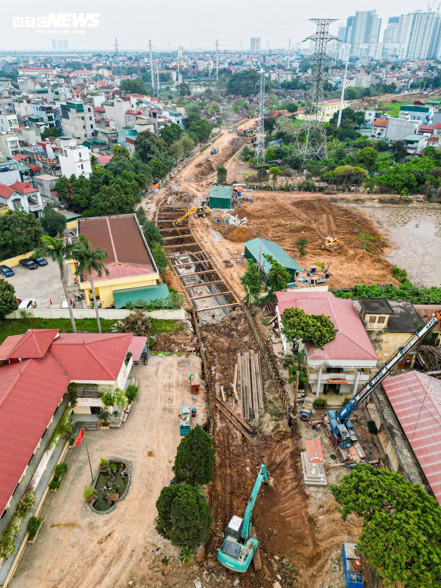 Cận cảnh dự án hơn 920 tỷ đồng chống ngập cho loạt khu đô thị phía Bắc Hà Nội - Ảnh 6