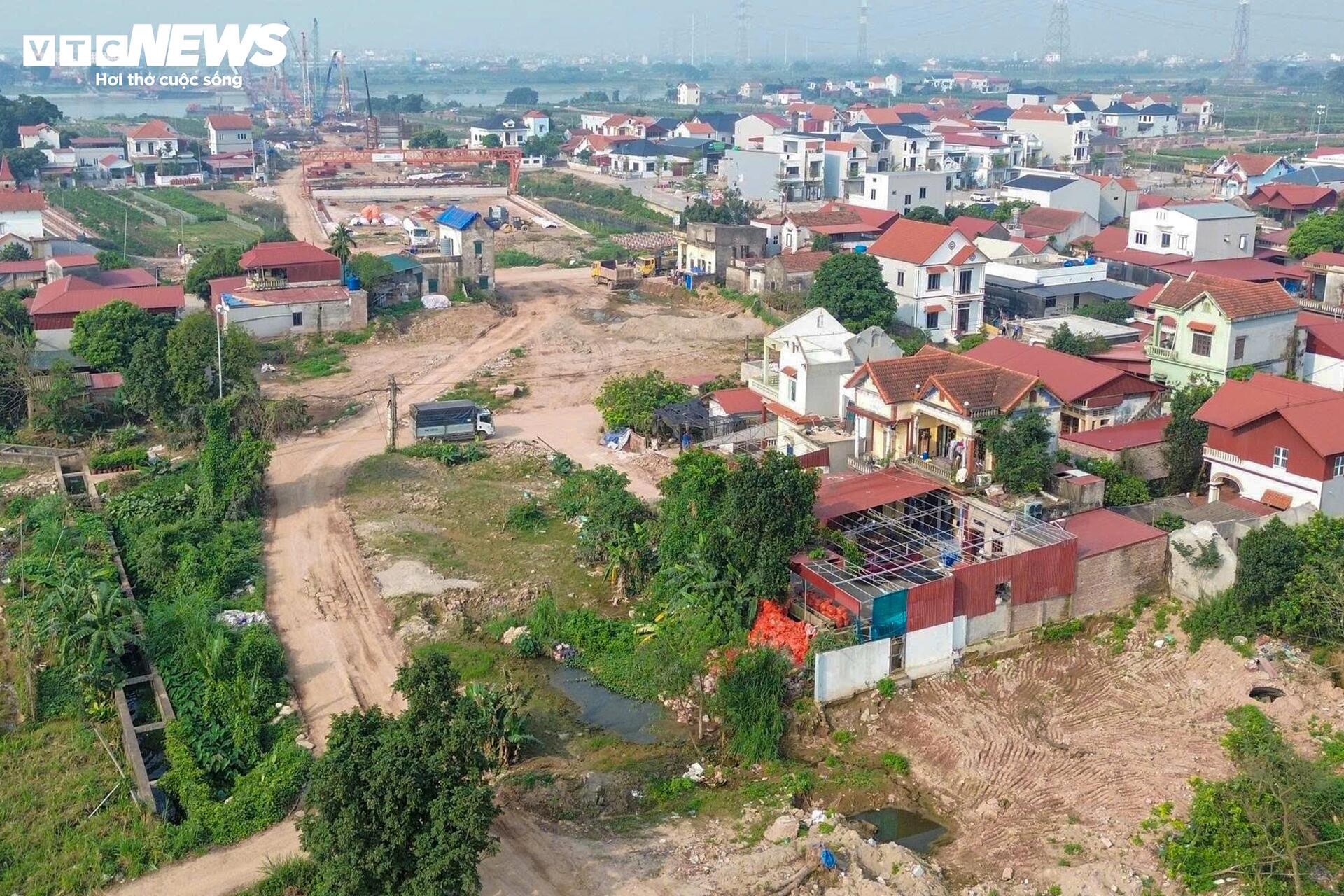 Cầu 4.900 tỷ vượt sông Hồng nối Hà Nội - Hưng Yên đang được thi công ra sao? - Ảnh 9