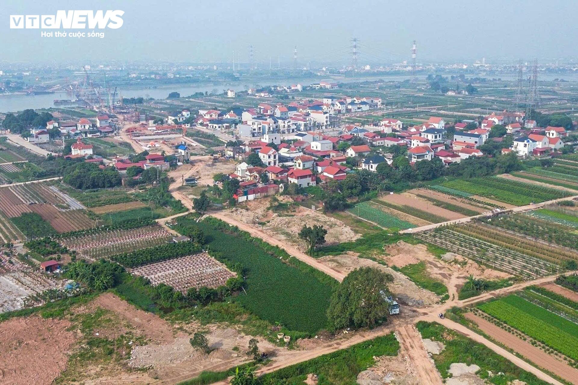 Cầu 4.900 tỷ vượt sông Hồng nối Hà Nội - Hưng Yên đang được thi công ra sao? - Ảnh 12