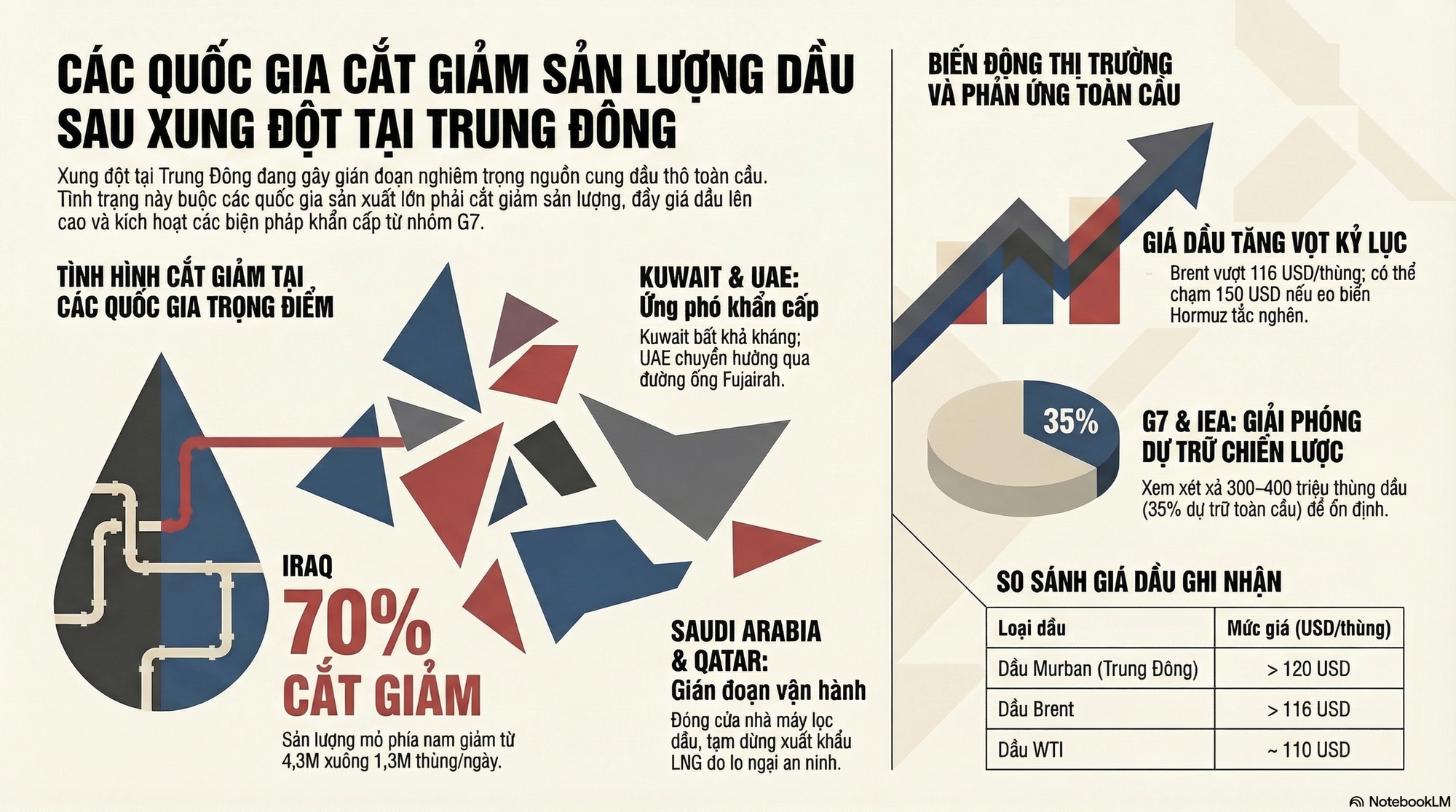 Xung đột tại Trung Đông: Những quốc gia nào vừa tuyên bố cắt giảm sản lượng dầu thô? - Ảnh 2