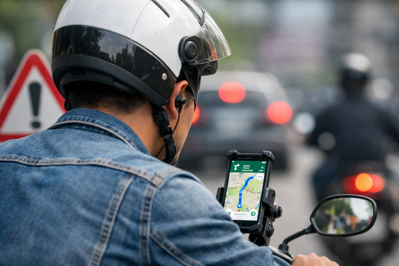 Đeo tai nghe để Google Maps chỉ đường khi tham gia giao thông có bị xử phạt không? - Ảnh 1