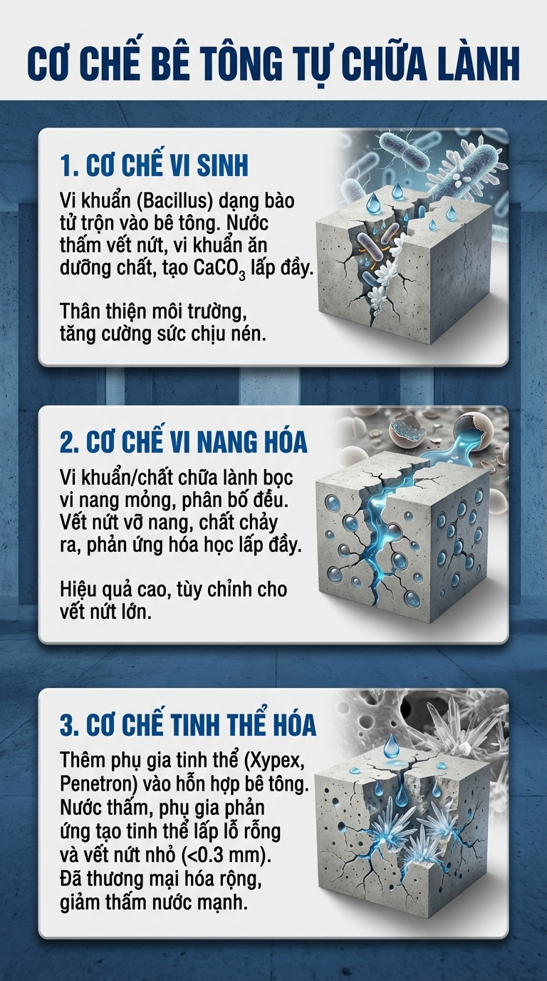 Phát minh "bê tông tự lành" bùng nổ thị trường toàn cầu: Tăng thần tốc từ 114 tỷ USD lên 1.972 tỷ USD - Ảnh 3