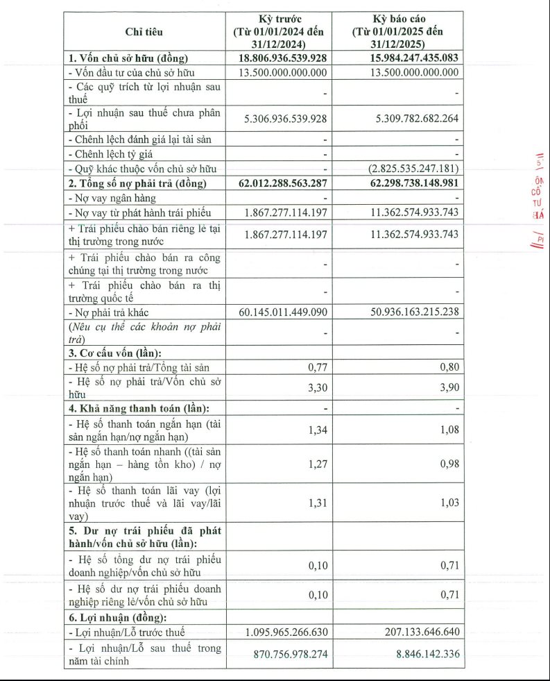 Một công ty địa ốc lãi 8,8 tỷ đồng - Ảnh 1