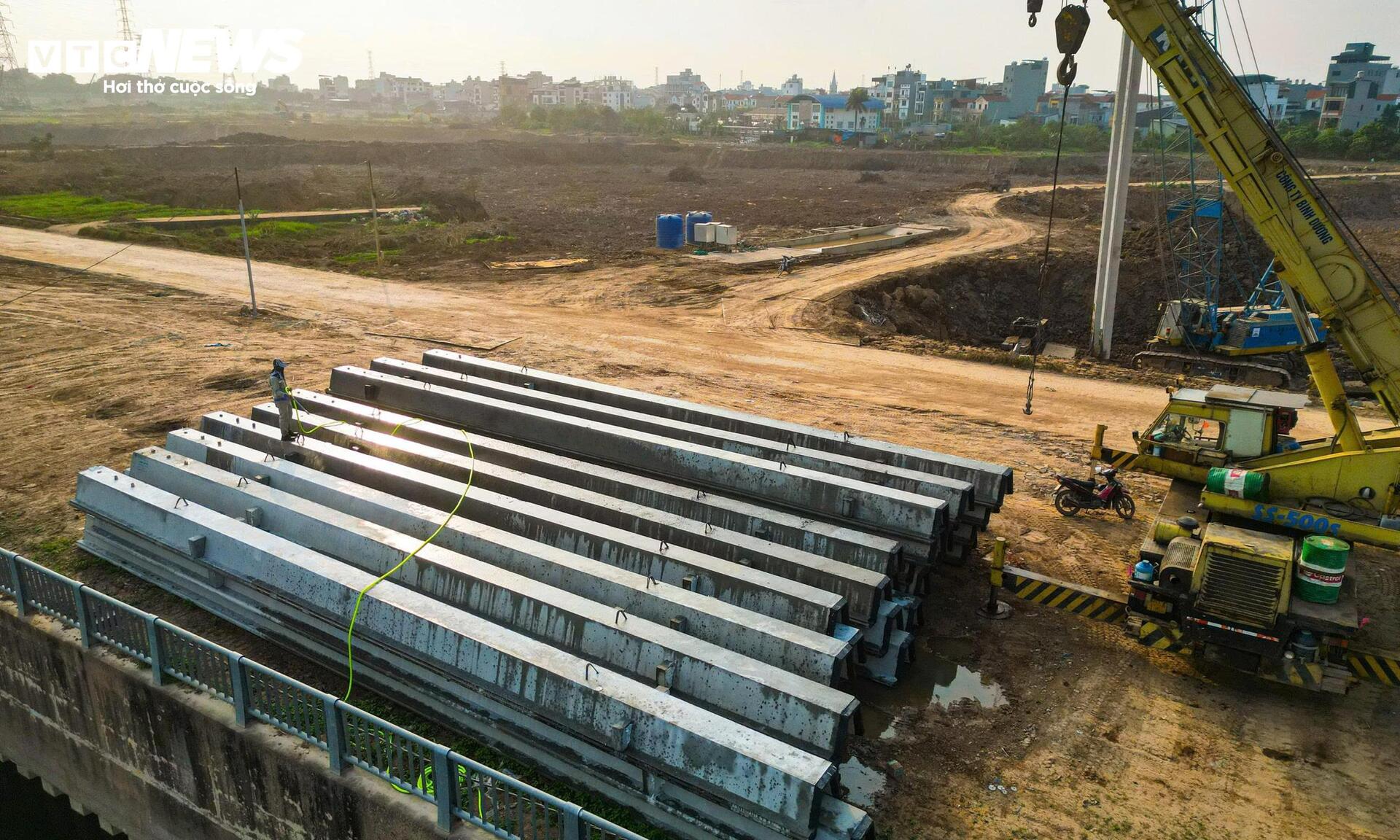 Cận cảnh cụm dự án hồ điều hoà 25ha hơn 1.100 tỷ đồng chống ngập phía Tây Hà Nội - Ảnh 12