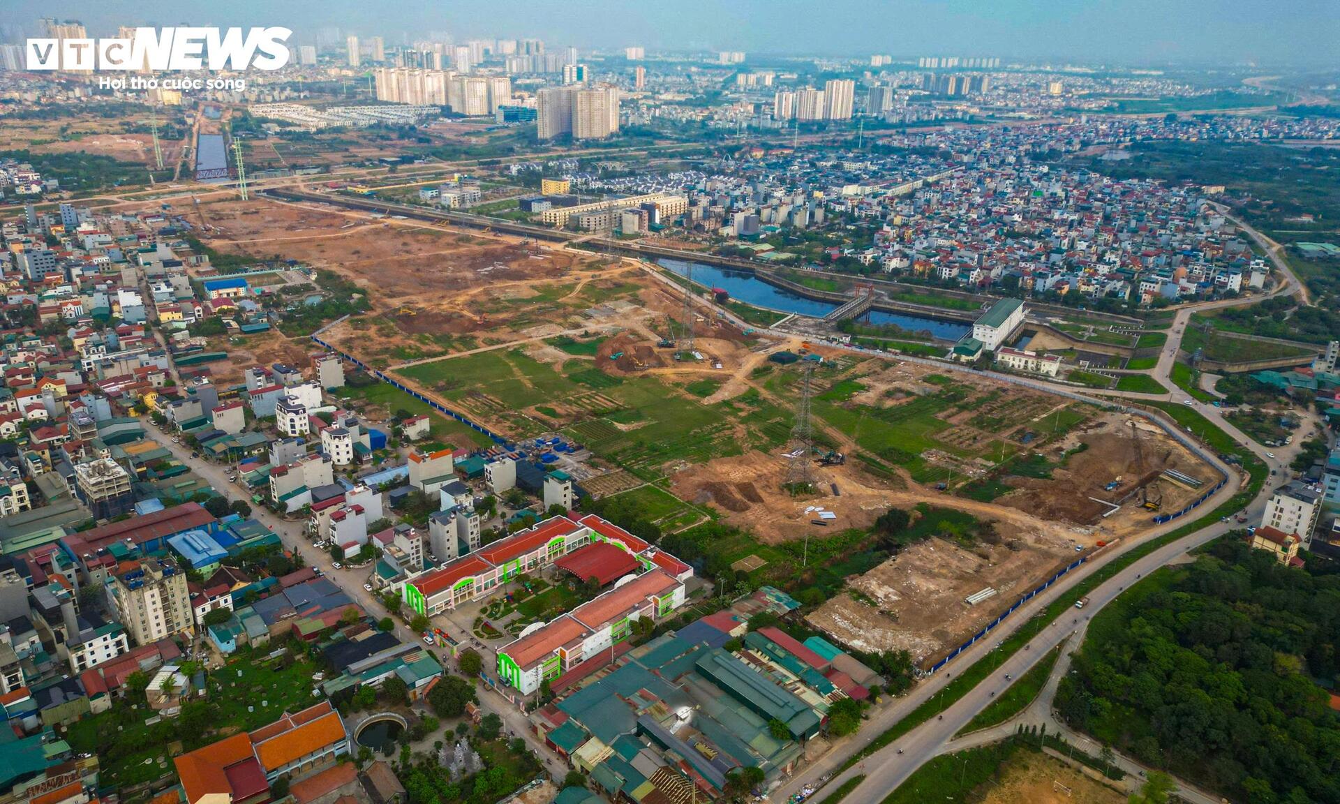 Cận cảnh cụm dự án hồ điều hoà 25ha hơn 1.100 tỷ đồng chống ngập phía Tây Hà Nội - Ảnh 2