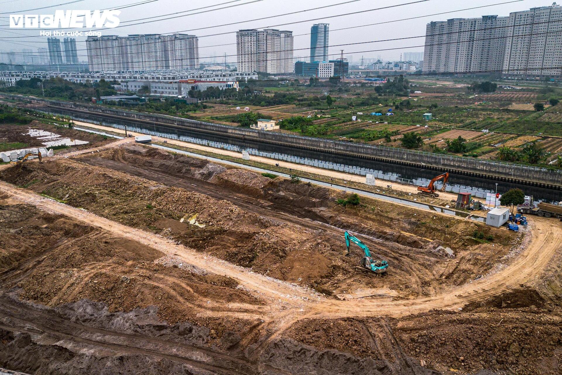 Loạt dự án chống ngập 5.600 tỷ đồng ở Hà Nội thi công rầm rộ trước mùa mưa 2026 - Ảnh 14
