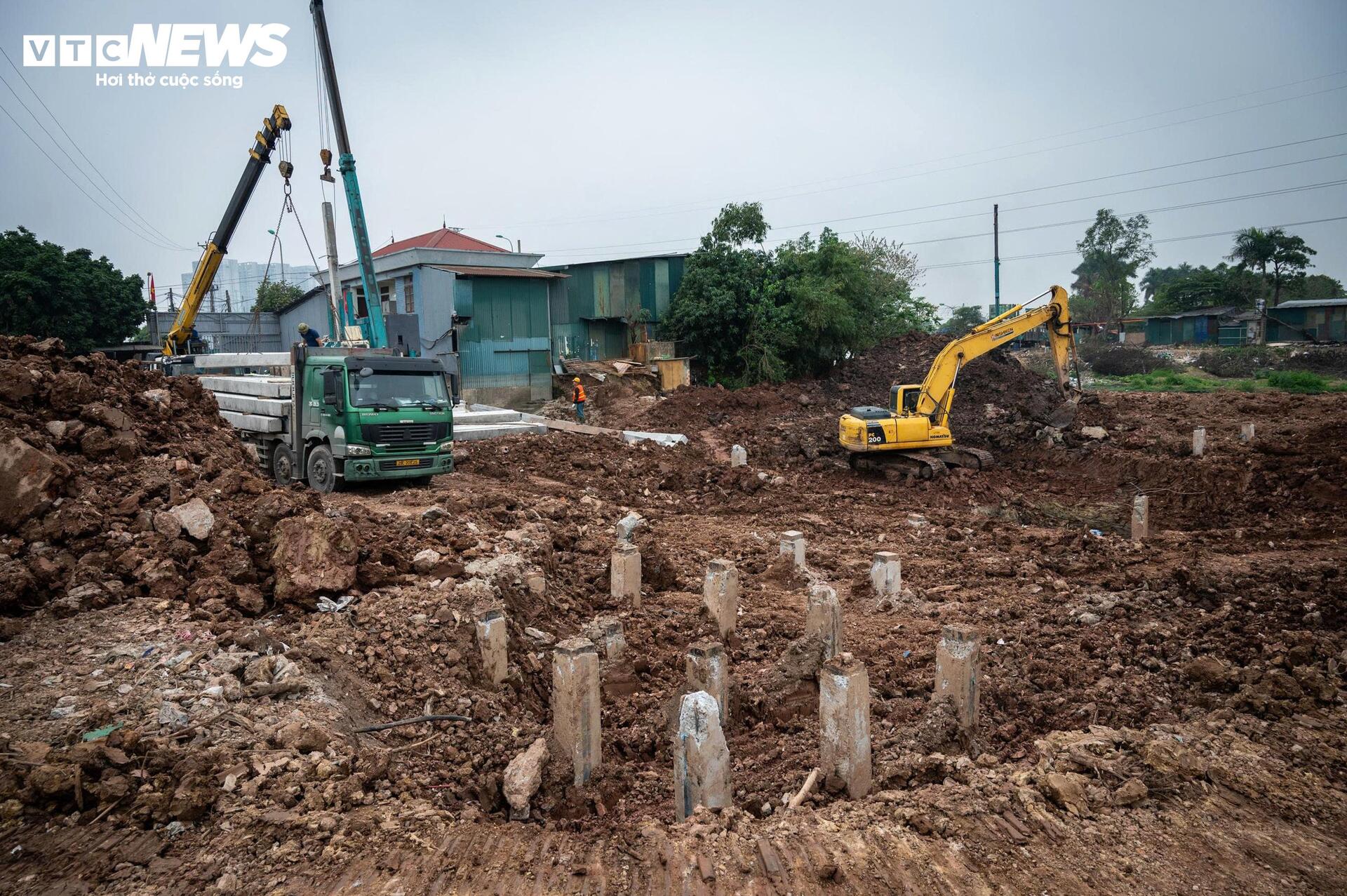 Loạt dự án chống ngập 5.600 tỷ đồng ở Hà Nội thi công rầm rộ trước mùa mưa 2026 - Ảnh 15