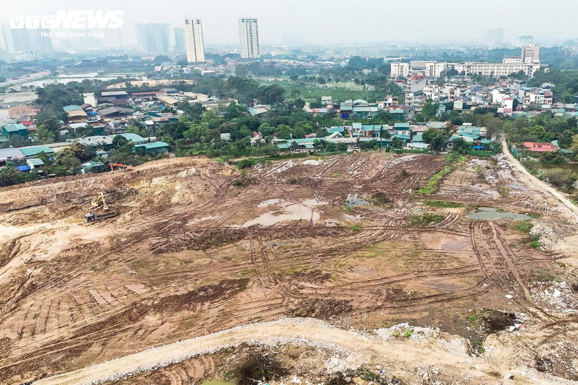 Tăng tốc thi công dự án hồ điều hòa 800 tỷ đồng gần sân Mỹ Đình - Ảnh 2
