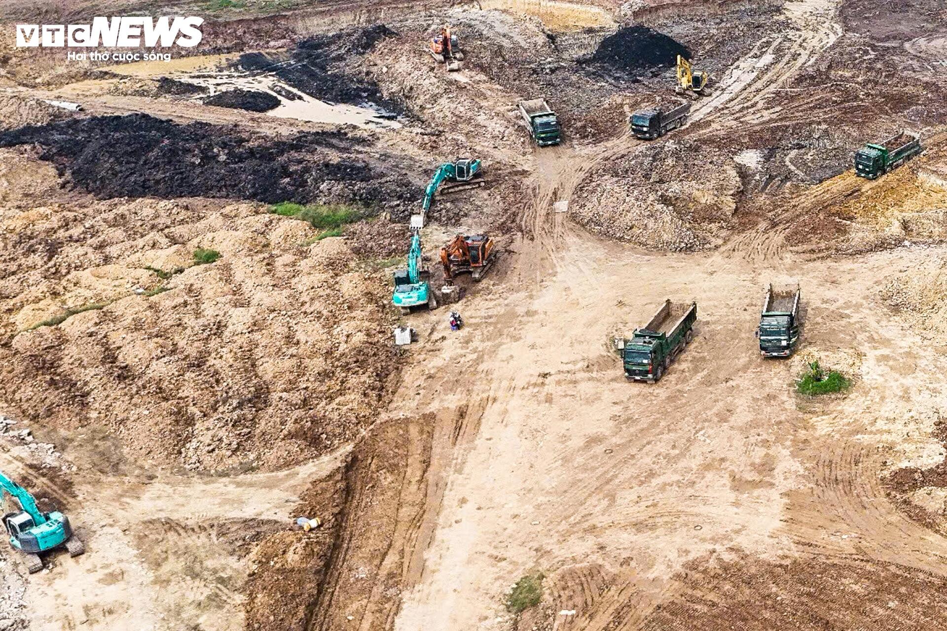 Tăng tốc thi công dự án hồ điều hòa 800 tỷ đồng gần sân Mỹ Đình - Ảnh 8