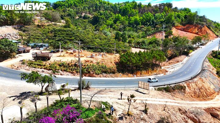 Hình hài Quốc lộ 28B Lâm Đồng khi được đầu tư 1.400 tỷ cải tạo và nâng cấp - Ảnh 6