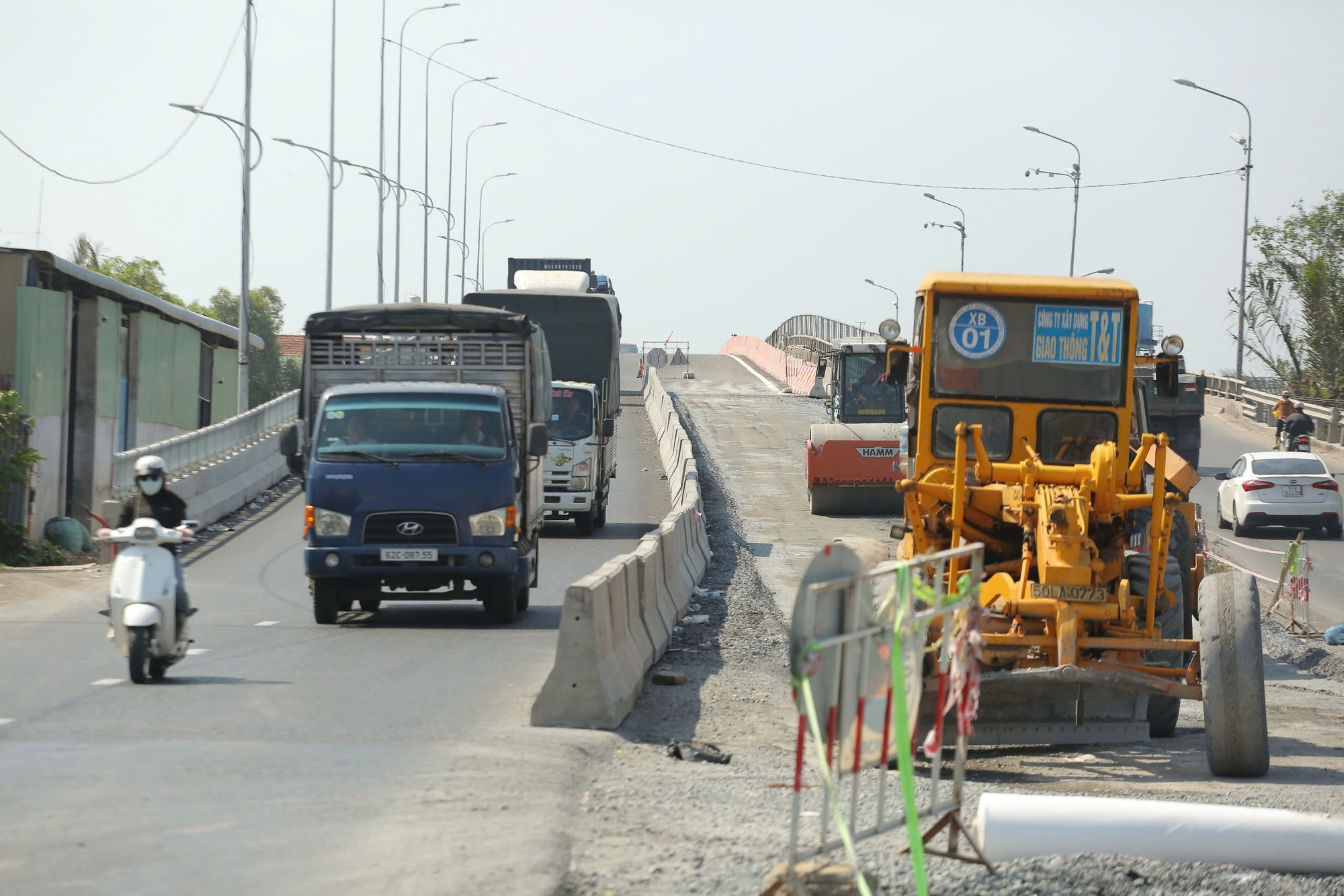 Hình ảnh dự án mở rộng Quốc lộ 50 tăng tốc về đích - Ảnh 4