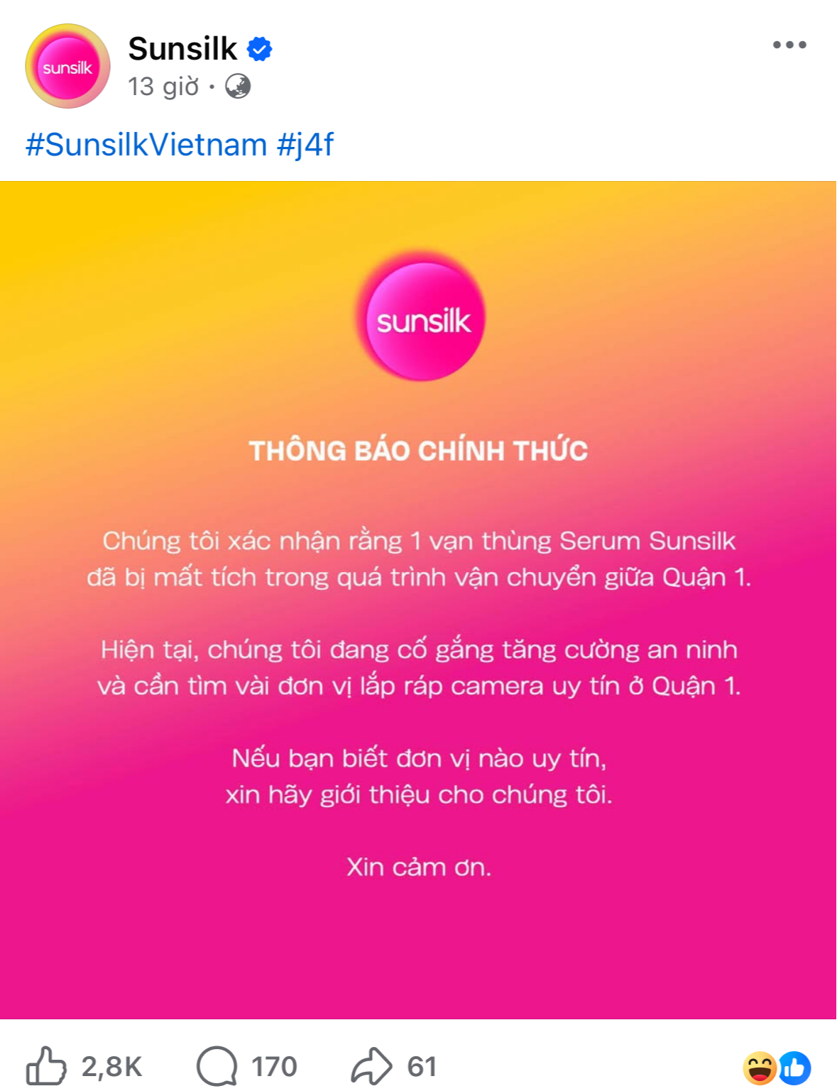 12 tấn KitKat bị trộm, một loạt các brand ở Việt Nam ra thông báo "xe tải chở hàng bị mất tích": Chuyện gì đây? - Ảnh 3