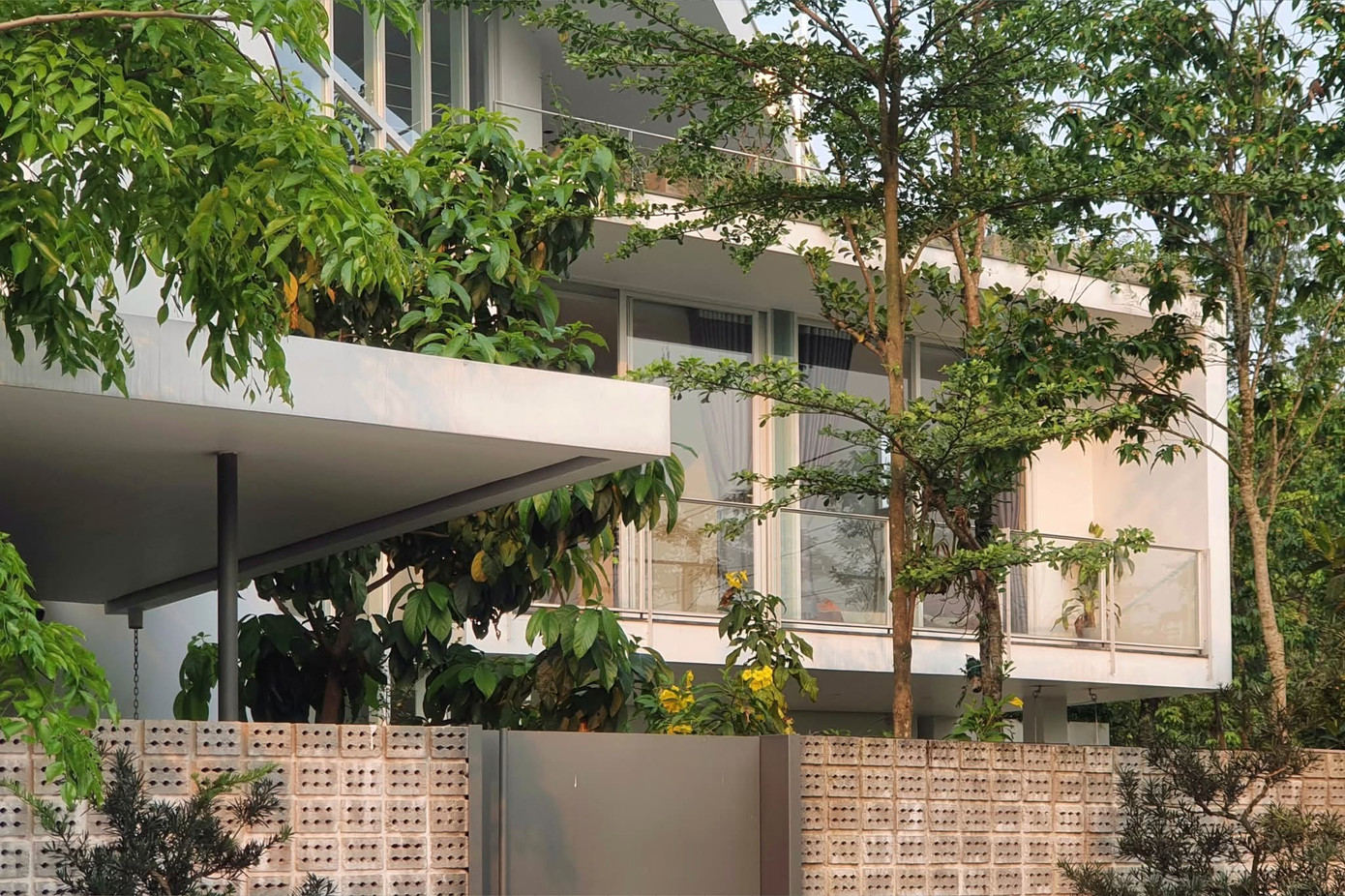 Ngôi nhà với 2 khu vườn trước sau xanh mát - Ảnh 1