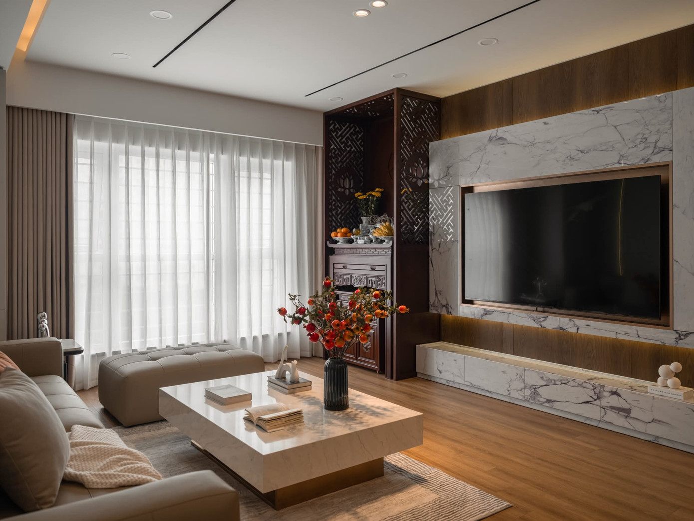 Căn hộ 'U50' với không gian sự tiện nghi, ấm áp - Ảnh 3