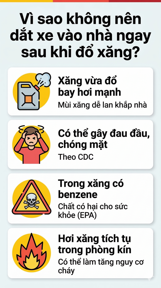 Cảnh báo đặc biệt tới những ai vừa đổ xăng xe máy xong - Ảnh 3