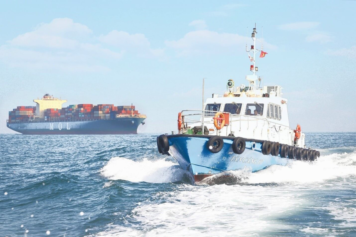 Tàu biển mang cờ Việt Nam được giảm phí vận tải - Ảnh 1