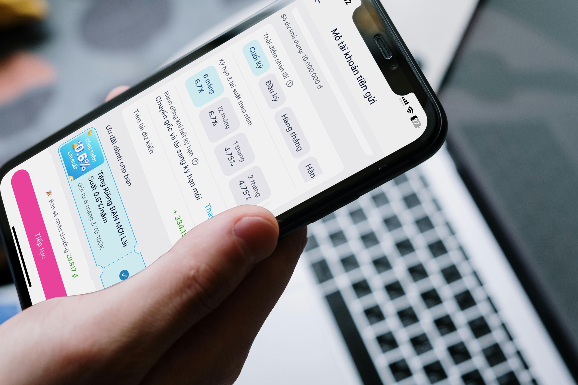 Một ngân hàng huy động lãi suất 8,4% cho số tiền gửi chỉ từ 100.000 đồng - Ảnh 1