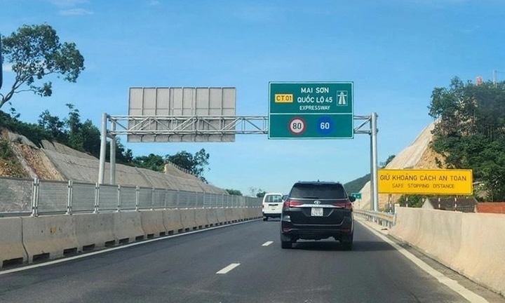 Điều chỉnh tốc độ một số đoạn tuyến cao tốc Pháp Vân về Nghi Sơn - Ảnh 1