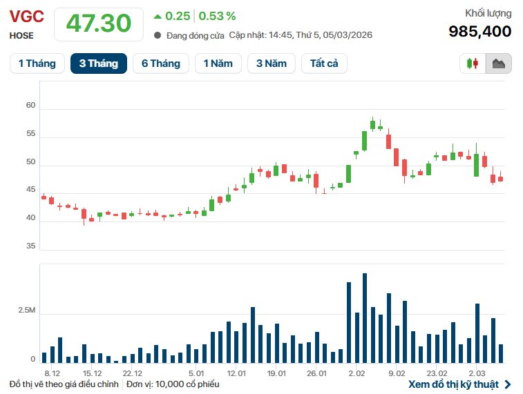 Lợi nhuận 2 tháng đầu năm của Viglacera tăng 25%, dự kiến gần 300 tỷ LNTT trong quý 1/2026 - Ảnh 1